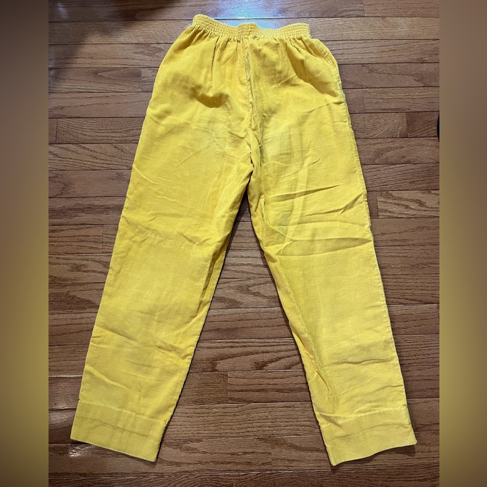 VINTAGE Yellow Corduroy Pants
